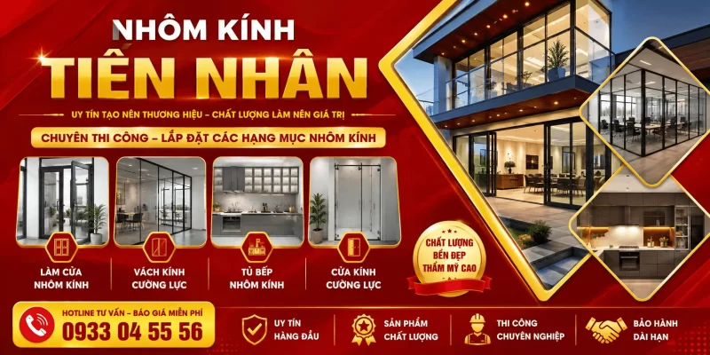 nhôm kính Tiến Nhân